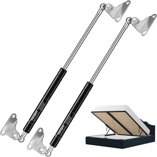 Gasdrukveren 380 mm 100 N/10 kg - Universele gassprings voor DIY-projecten