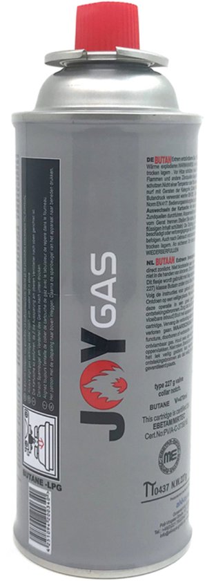 Gasfles butaan gasbus met inhoud van 227gram - 1 stuks in de verpakking van Merkloos