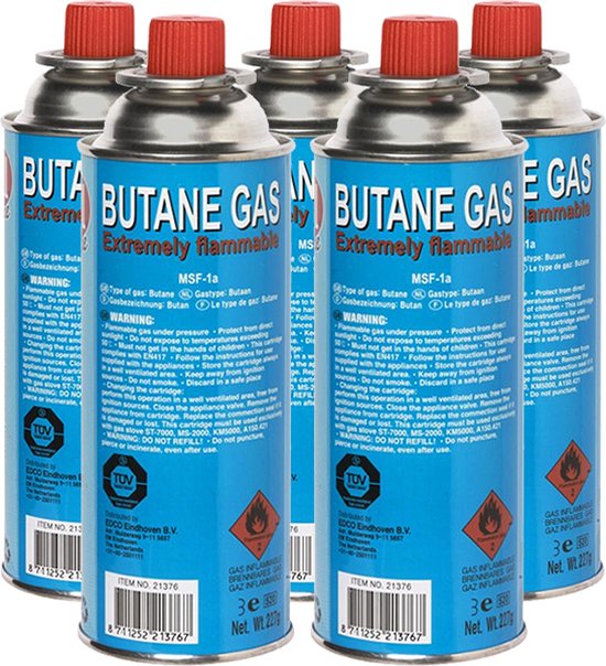 Gasfles | Gasbus voordeelset 5 stuks voor onkruidbrander van Haven