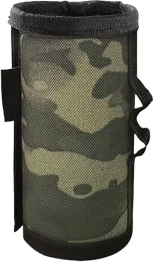 Gasfles Opbergtas voor Camping - Zwart Camouflage