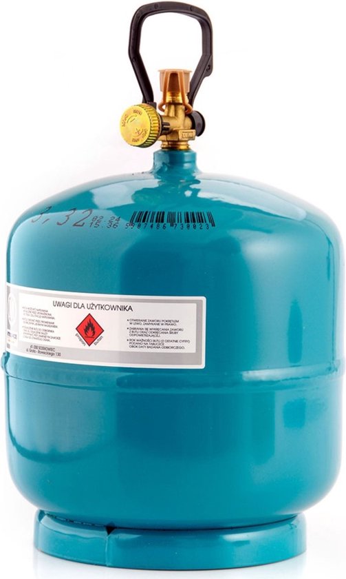 Gasfles - propaan - 3 kg - 7,2 L van Merkloos