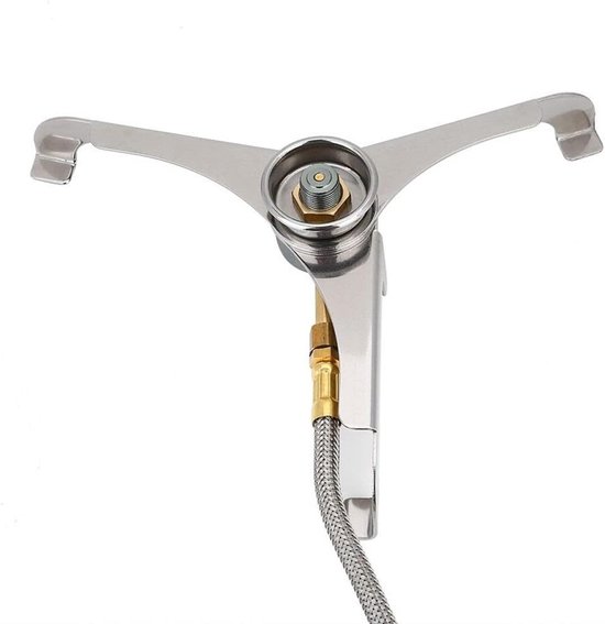 Gasflesadapter, gasadapter Outdoor mini-lange cilinder gasconversieadapter voor kamperen en wandelen van Merkloos