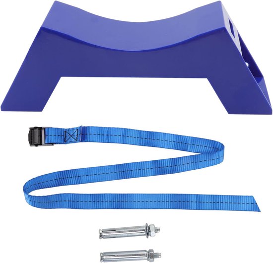 Gasfleshouder met riem - Blauw - Veilig transport van gasflessen - Voor optimale bevestiging - ShopVlot
