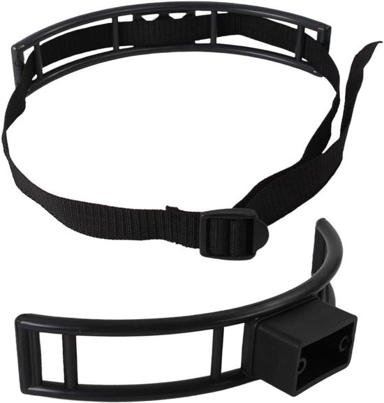 Gasfleshouder met Riem - Fleshouder Caravan - Veilig Vervoeren - Voor 5 en 11 kg - 1180 mm riem - Zwart