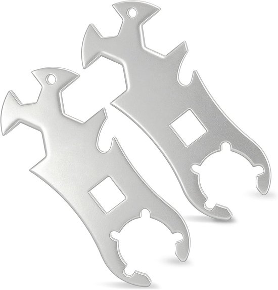 Gasflessleutel - Gereedschap - Kamperen en BBQ - Multifunctioneel ontwerp - 13 17 19 mm - Metaal