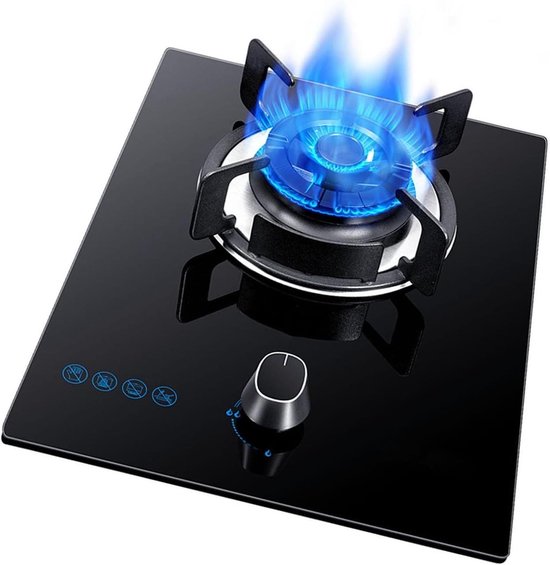 Gasfornuis - Kookplaat Brander - Thuiskamperen Koken - Thermokoppel Beveiliging - One Size - Zwart