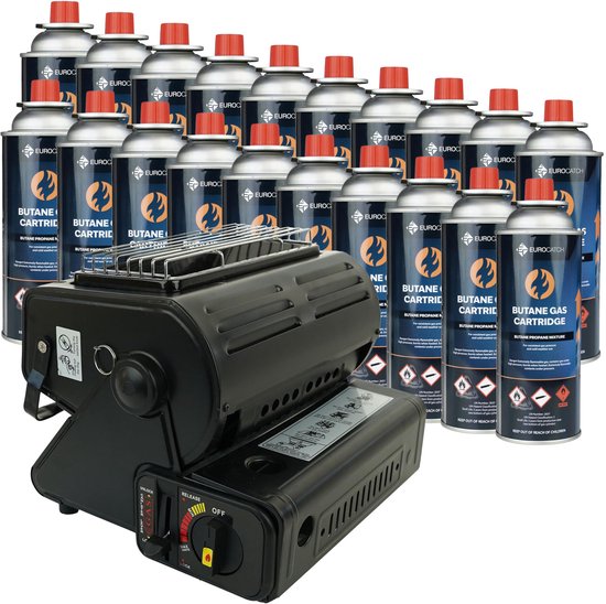 Gasfornuis met 20 Gascilinders - Ideaal voor Kamperen