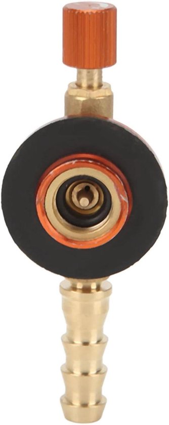 Gasfornuisventiel - Campinggasflesventiel - Outdoor Camping Gasfornuis - Veiligheidsschakelaar Ventieladapter - Rood - Veiligheid