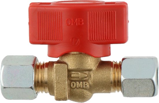 Gaskraan 2x8mm afsluitbaar van Cadel