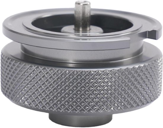 Gasnavuladapter - Camping adapter - Flessen bijvullen - Veilig lekvrij ontwerp - 50 Gram - Zilver