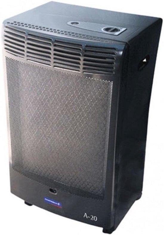 Gasoven voor Kamperen - 3050 W, Antraciet - Compact 45 x 35 x 78 cm
