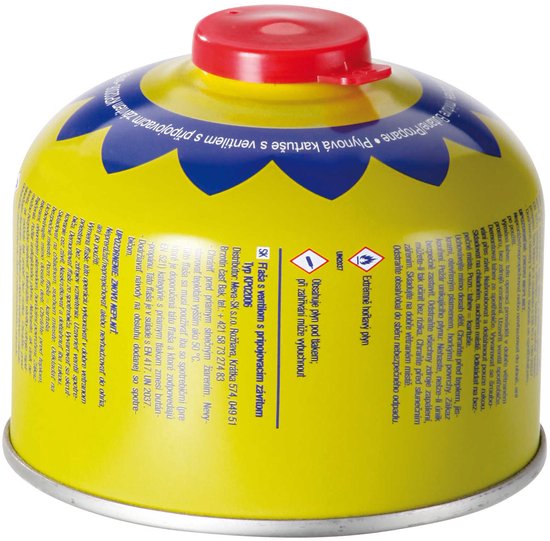 Gaspatroon navulbare gasbus voor gasfornuis – schroefdraad 7/16 230g van Campisse
