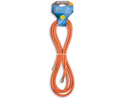 Gasslang 5 meter Professioneel – 3/8″ Links Koppelingen – DIN 4815 – Voor Gasbrander, Bitumenwerk, Dakreparatie van Merkloos