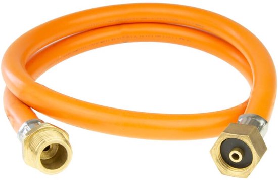 Gasslang pvc half duims rechts binnen x rechts buiten - 2 meter