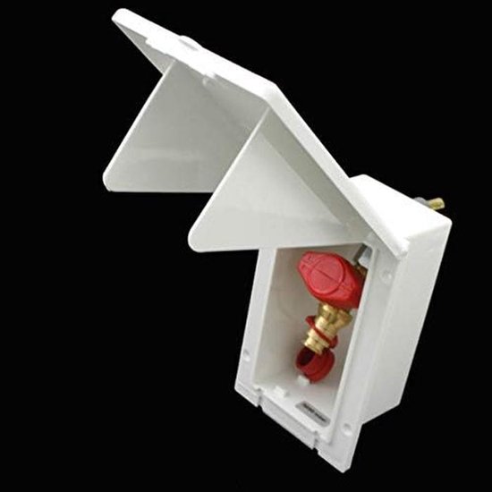 Gasstopcontact Buiten - Verzorgingsklep Gas - Gasapparaten Aansluiten - Snelsluitventiel - 30/50 mbar - Wit