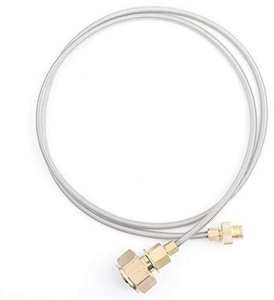 Gastank Hoofd Adapter voor Buiten Fornuis - Universele Gas Connector voor Kamperen en Picknick van Merkloos