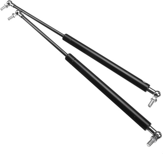 Gasveer Set - Hefsteunen - Universele Toepassing - Op Maat Gemaakt - 420MM 550N - Zwart