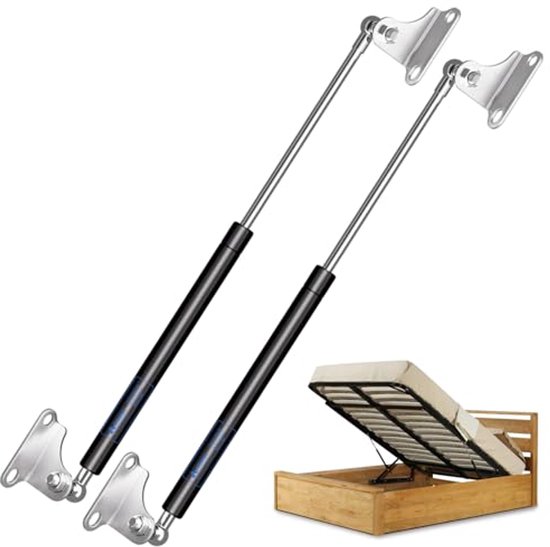 Gasveren 500 mm 445 N/45 kg voor liftondersteuning en schokdempers