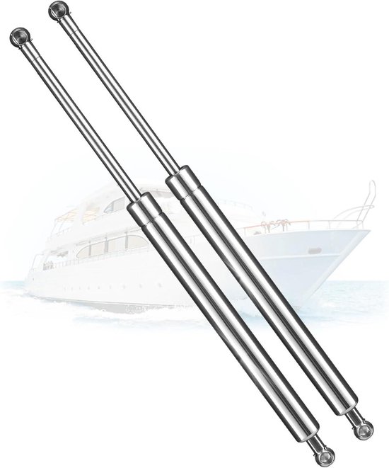 Gasveren - Liftondersteuning - Bootkast Openen - Roestvrij staal 316 - 500 mm 667N - Zilver