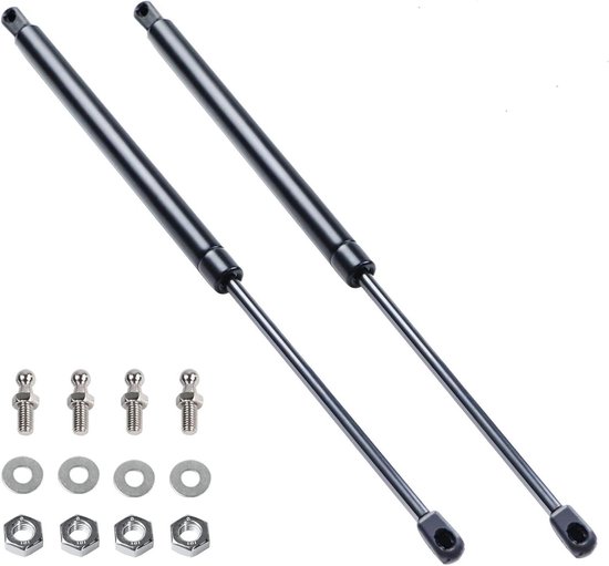 Gasveren Stutten - Deksel Lift - Kast Deuren - 60 lbs Draagkracht - 50 cm Uitgeschoven - Zwart
