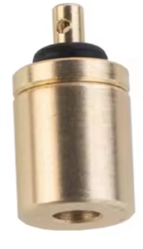 Gasvuladapter Butaangas - universele aansluiting - messing - compact & herbruikbaar van Merkloos