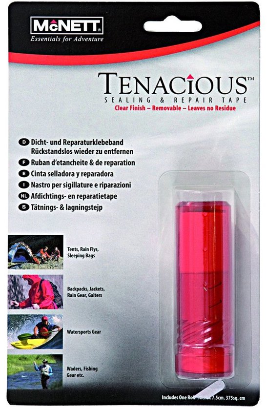 Gear Aid - Reparatie tape - Tenacious - Universeel - Transparant