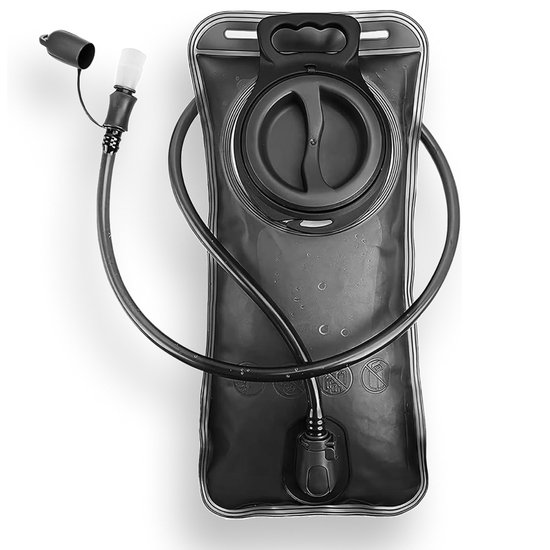 GearGlow® 2L Waterzak met Drinkslang - Klik-connectie - Vrij van nare geurtjes & smaakjes - BPA-vrij - Hardloop Drinkzak