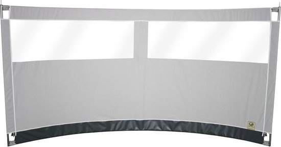 Gebogen windscherm ESVO Mistral 300 met 2 smalle ramen van $