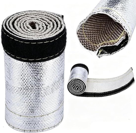 Geïsoleerde Dekkingen voor Brandstofleidingen, Thermische Bescherming met Stalen Kabels en Aluminized Buitenlaag voor Maximale Isolatie