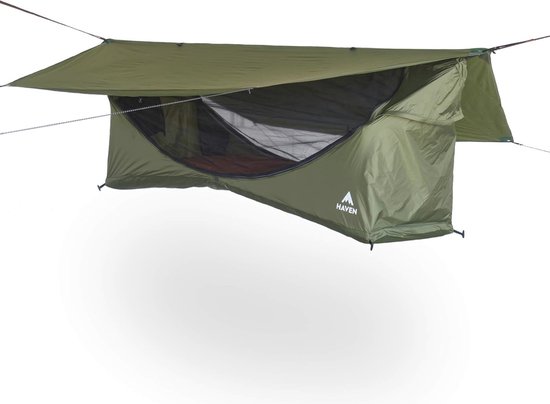 Geïsoleerde Hangmat Tent met Luchtmatras - Perfect voor Kamperen van Merkloos