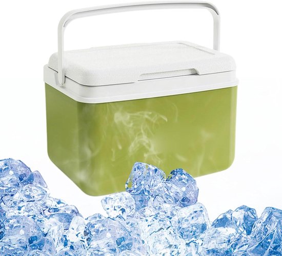 Geïsoleerde koelbox - Draagbare koeler - Outdoor avonturen - Houdt 2 dagen koel - 10 liter - Groen