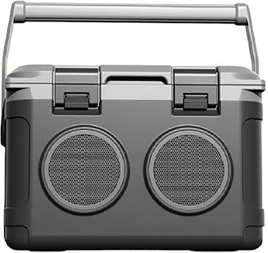 Geïsoleerde Koelbox - Grote Ijsbox - Outdoor Activiteiten - Met Bluetooth Speaker - 21 Liter Capaciteit - Zwart