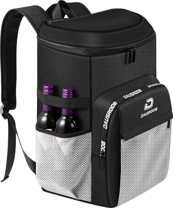 Geïsoleerde koelrugzak lichtgewicht lekvrij zacht 33 liter grote capaciteit koeltas stijlvolle mode ontwerp rugzak met koeler voor mannen vrouwen - picknick camping wandelen vissen van AMBOR