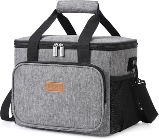 Geïsoleerde-Koeltas-Crossbody- lunchtas Familie Picknicktas, Herbruikbare Waterdichte lunchzakjes voor Mannen Vrouwen van Afternoon.