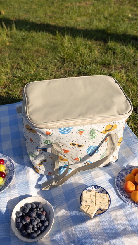 Geïsoleerde Koeltas| Lunchtas| Thermotas| 22 Liter| Picknicktas| Koeltas voor op reis met draagband van Onbekend