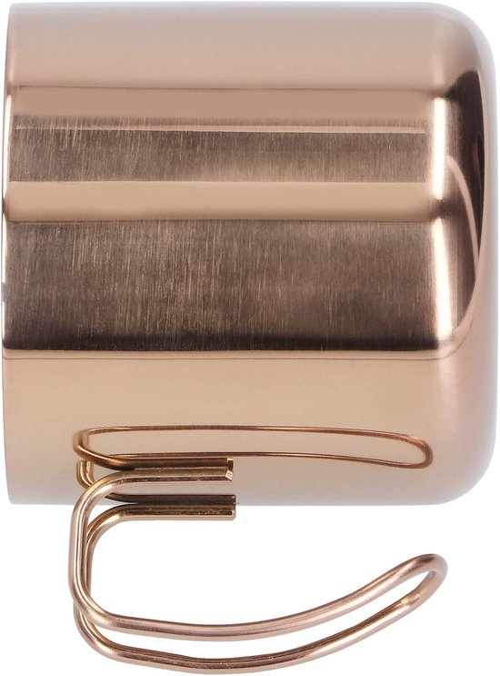 Geïsoleerde Koffiebeker - Theemok Drinkbeker - Warme Koude Dranken - Ergonomisch Handvat - 400 Ml - Rosé Goud