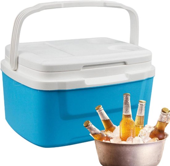 Geïsoleerde lunchbox - Koeltas - Outdoor avonturen - Lange koeltijd - 8 liter - Blauw