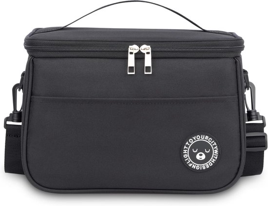 Geïsoleerde lunchtas Warm & koel lunch meenemen Lunch tas Duurzaam & compact 9 liter inhoud van Merkloos