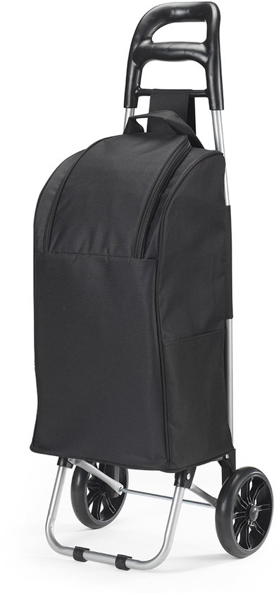 geïsoleerde marktwagen 2 wielen 36l zwart - kitchen chef - easypouss cool van Merkloos