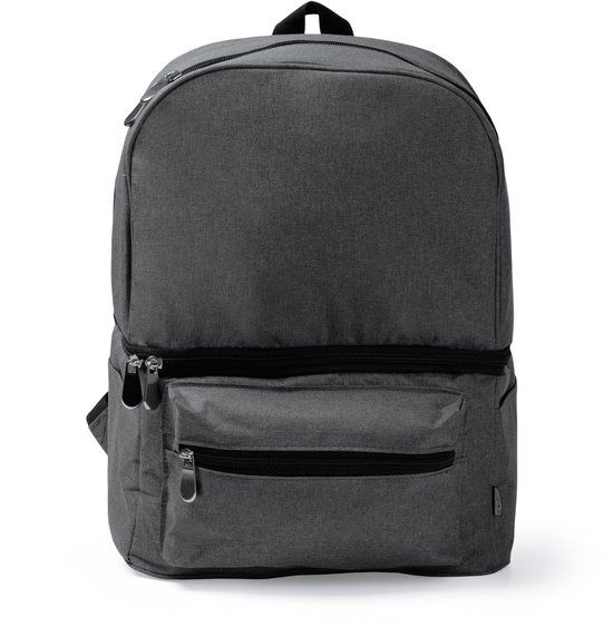 Geïsoleerde Rug-Koeltas 21L - Dubbele Compartimenten - Geschikt voor Buiten - HEATHER BLACK van Lifewit