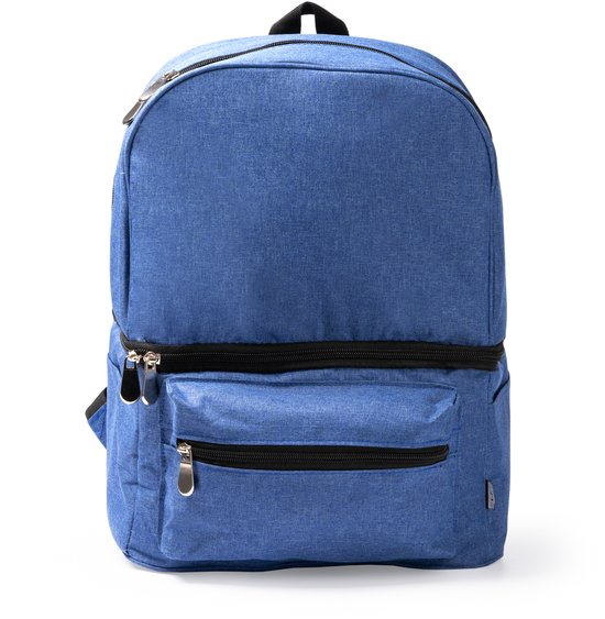 Geïsoleerde Rug-Koeltas 21L - Dubbele Compartimenten - Geschikt voor Buiten - HEATHER BLAUW van Merkloos