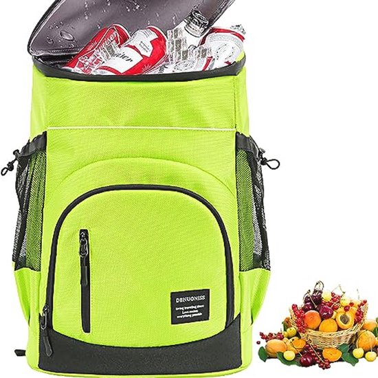 Geïsoleerde Rugzak Koeler 30L - Waterdichte Picknicktas voor Kamperen en Strand van LifeGoods