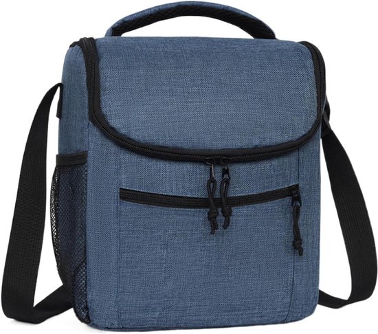 Geïsoleerde Rugzak - Koeltas Lunch - Picknick Buiten - Goede Isolatie - 10 Liter - Marineblauw