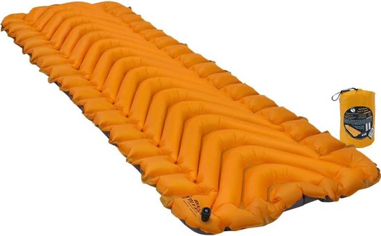 Geïsoleerde Slaapmat - Kampeer Mat - Buiten Slapen - Lichtgewicht Isolatie - One Size - Oranje