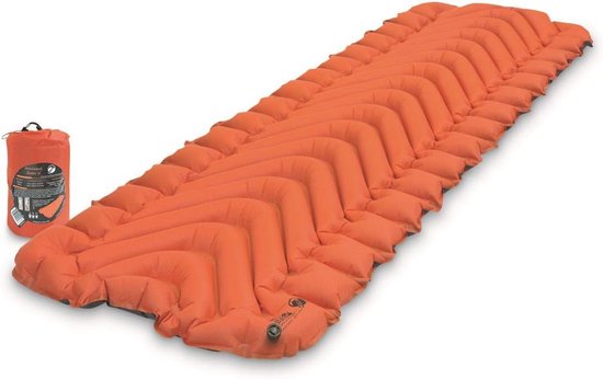 Geïsoleerde statische V opblaasbare slaapmat - comfortabel en lichtgewicht luchtbed voor kamperen en backpacken van Merkloos