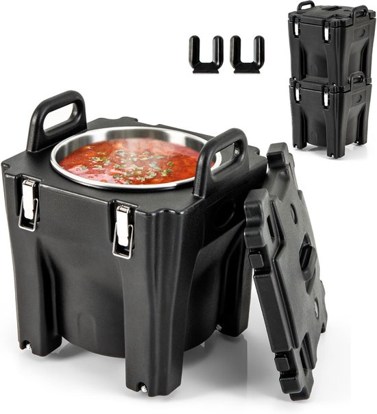 Geïsoleerde Voedselcontainer - Thermobox Koelbox - Eten Warm Houden - 30 Liter Capaciteit - 44x44x53 cm