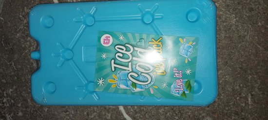 Gekleurde koel elementen, Grote koelelementen, Set 4 stuks elementen voor in koelbox, van Travellife