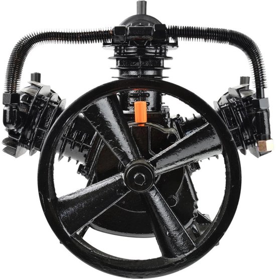 GEKO Driecilinder compressor pomp - gietijzer - 5,5 HP - tot 700 L/min - max 10 bar van Merkloos