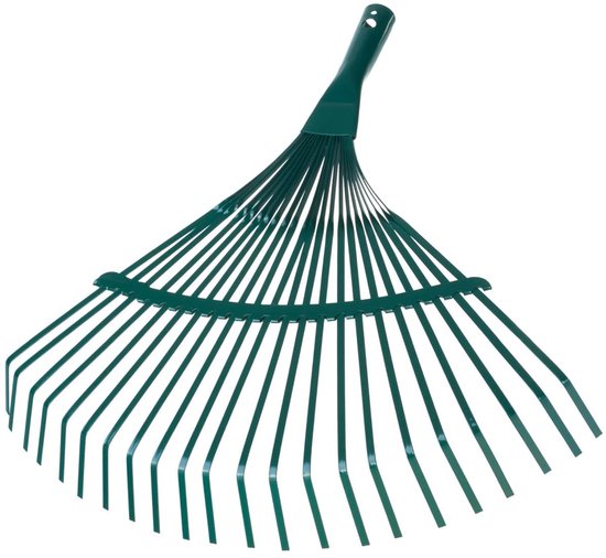 GEKO Metaalblad Hark - 22 Tanden - Flexibele Stalen Strips - 44x39 cm van Geko