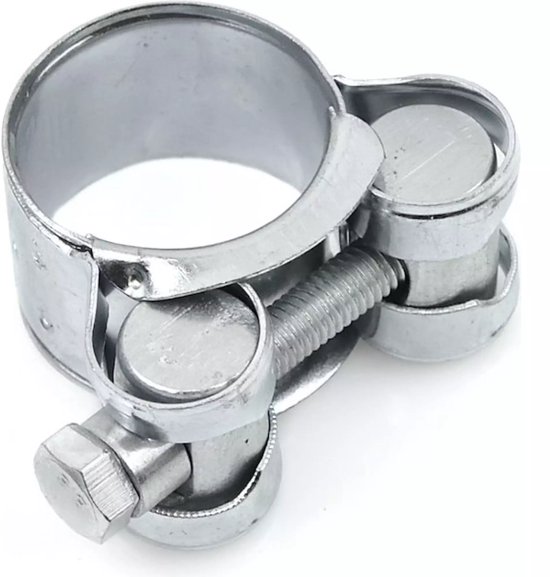 GEKO Robuuste slangklem - W1 materiaal - 27-29 mm - 10 stuks - Duurzaam en corrosiebestendig van Merkloos